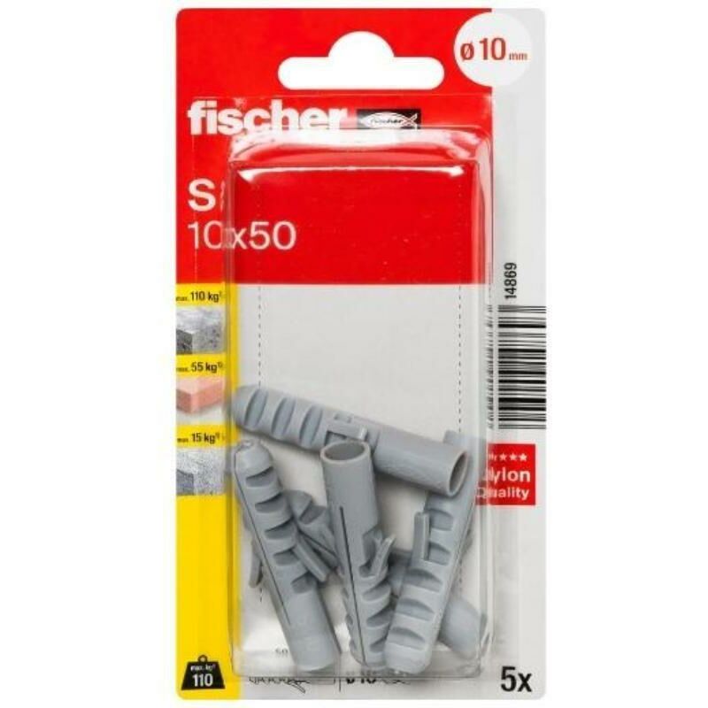 

fischer blister kp tacos s10 kp 14869 (caja 10 unidades) - Mibricotienda