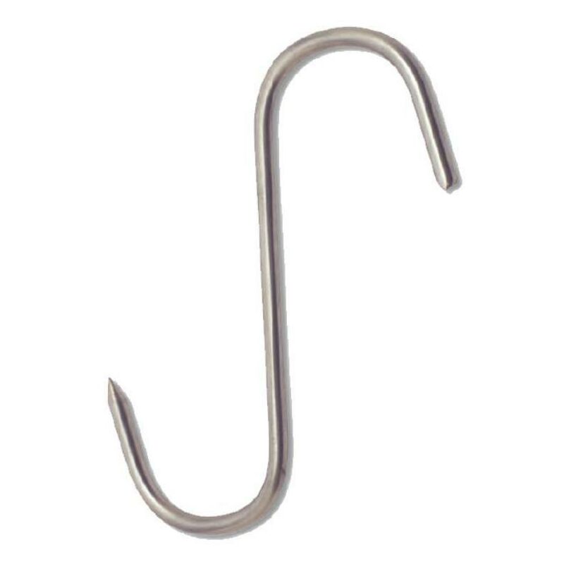 

ganchos carnicero s inox 5x160 mm 14923 - Mibricotienda