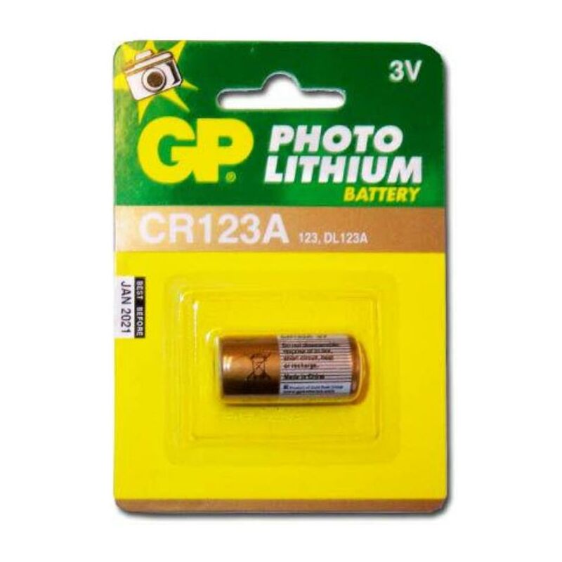 

gp pilas litio 1 pilas fotos (cr123a-b1 gp) 3,0v g077 - Mibricotienda