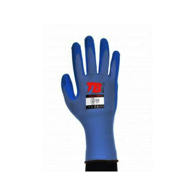 

guante nitrilo azul uso alimentario talla 7 700azfp touch - Mibricotienda