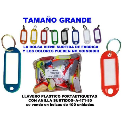 Portaetiquetas Llavero B//100 Sysfix SYSFIX