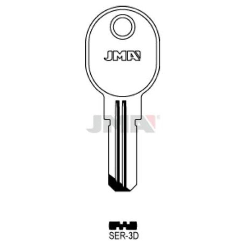 

llaves jma seguridad laton mod ser-3d (caja 10 unidades) - Mibricotienda