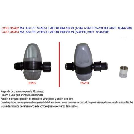 MIBRICOTIENDA matabi rec regulador presion (agro-green-polita) 676 83447900
