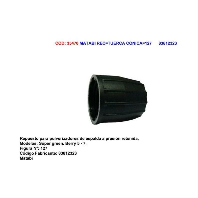 

matabi rec tuerca conica 127 83812323 - Mibricotienda