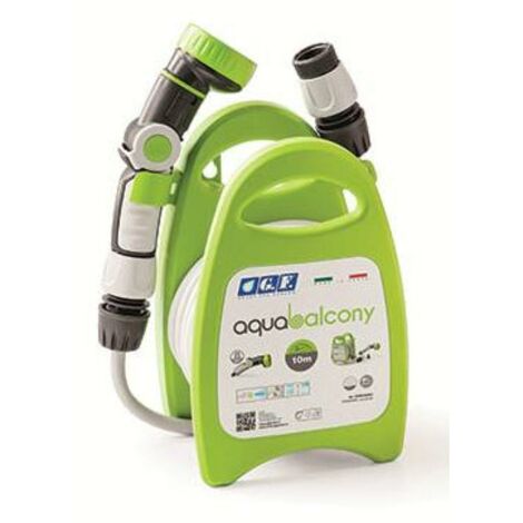 MIBRICOTIENDA pluvia gf kit portamangueras aquabalcony 10 mt verde  80285852