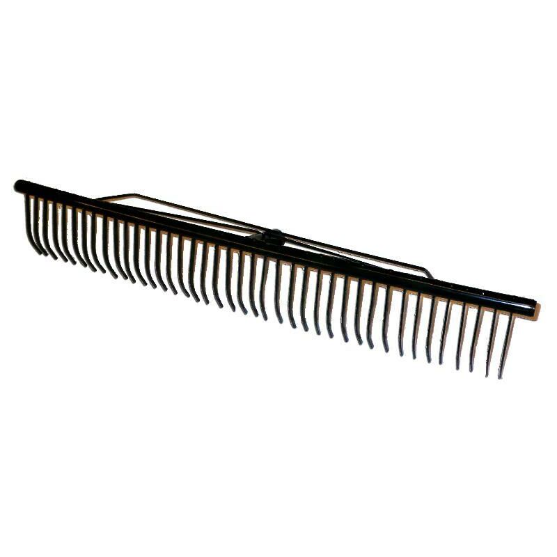 

MIBRICOTIENDA pluvia jardin rastrillo metal verde 40 puasx73cm s-mango r13440t