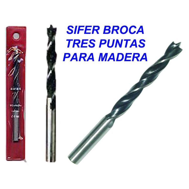 

sifer broca tres puntas para madera 3 - Mibricotienda