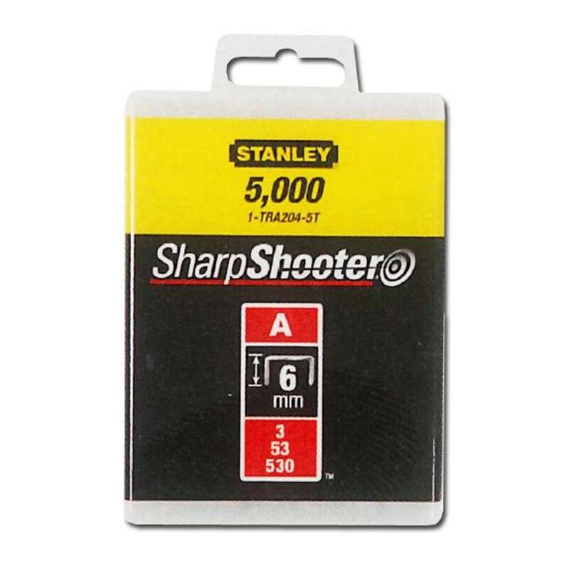 

stanley grapas tipo a 1-tra204t (5-53-530) 6 mm 1000 u - Mibricotienda