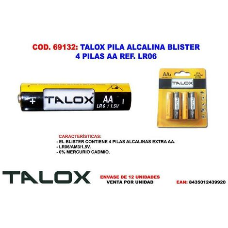 MIBRICOTIENDA gp pilas alcalinas 8 pilas aa (lr 06-b8 gp) 1,5v- (g241) gp15a