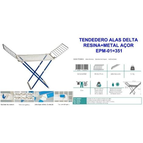 TENDEDERO SUELO ALAS 20MT RESINA-ACERO SONECOL