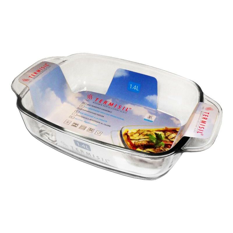 

termisil fuente rectangular cristal horno-micro 1,4 l pbsp140a - Mibricotienda