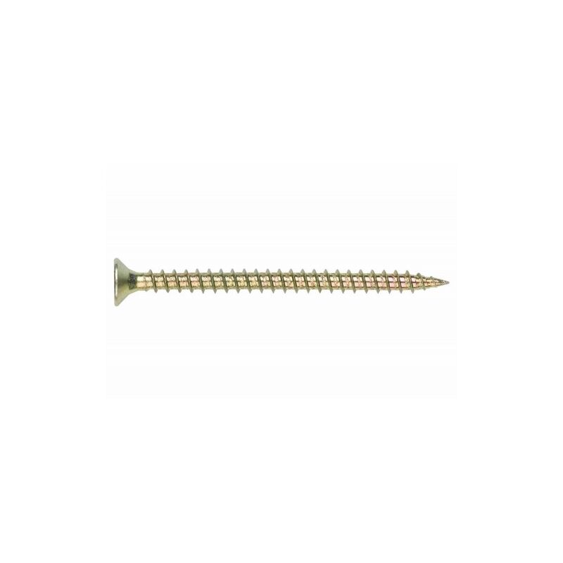 Index - 6X50) tirafondo de cabeza avellanada. pz bicromatado. huella PZ(100U)