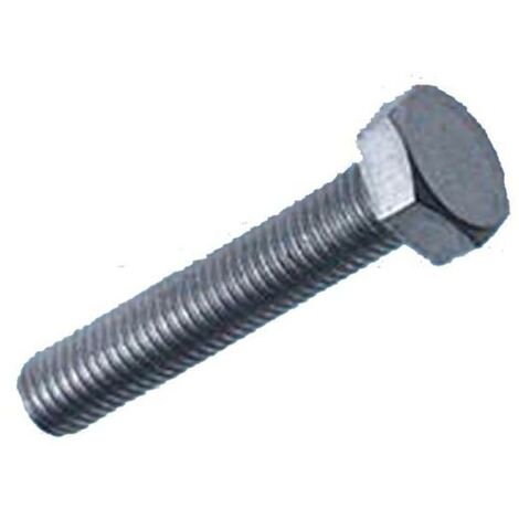 MIBRICOTIENDA tornillo hexagonal 933 10x100 zinc sin tuerca 8.8 (caja 0.5 unidades)
