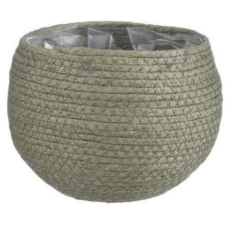 Mica Aufbewahrungskorb Jorck rund grün 15 x 18 cm Deko-Accessoires