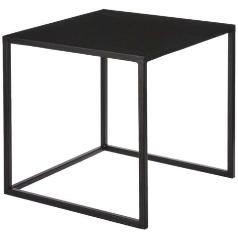 Mica Beistelltisch Goa schwarz, 35 x 35 x 33 cm Deko-Accessoires