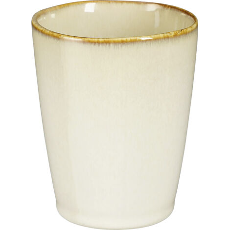 Mica Decorations Becher Racco stoneware 10 x 8,5 cm beige