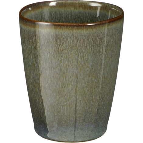 Mica Decorations Becher Racco stoneware 10 x 8,5 cm grün