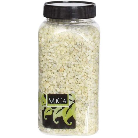 Mica Decorations Dekoration Granulat hellgelb 650 ml 1 kg Granulat