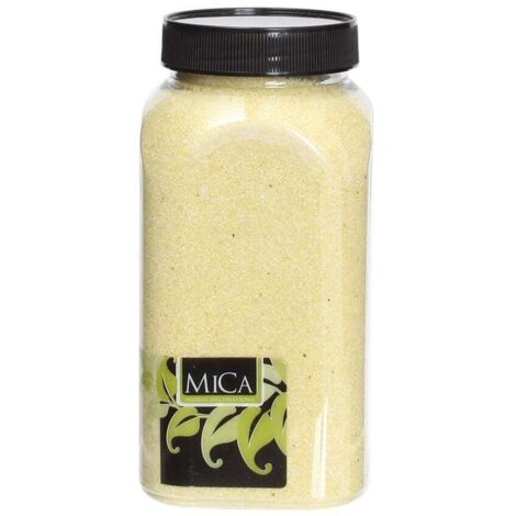 Mica Decorations Dekoration Sand hellgelb 650 ml 1 kg Sand