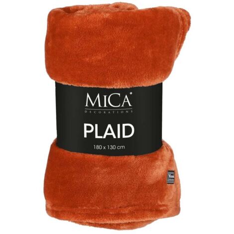 Mica Decorations Fleecedecke Famke 130 x 180 cm terra