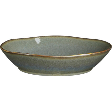 Mica Decorations Schale Racco stoneware 6 x 28 cm grün