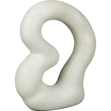 Mica Dekorationsfigur weiß Keramik 23 cm Skulptur