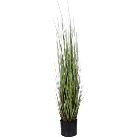 Mica Dogtail Gras grün in Topf 115 x 35 cm Kunstpflanzen