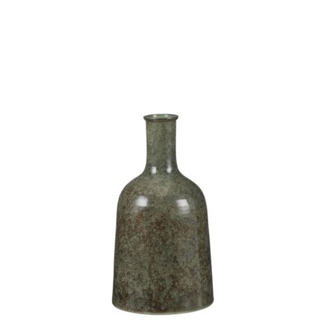 Mica Flasche Oliver rund grün 35 x 22 cm Deko-Accessoires