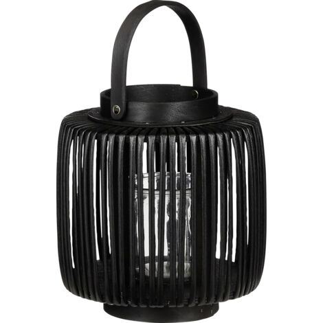 Mica Havard Windlicht Havard schwarz Ø 20 x 23 cm Laterne
