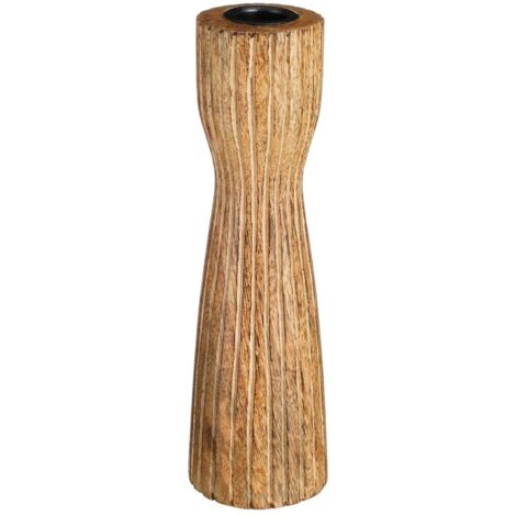 Mica Kerzenständer Indiana braun 20 x Ø 6 cm Kerzenhalter