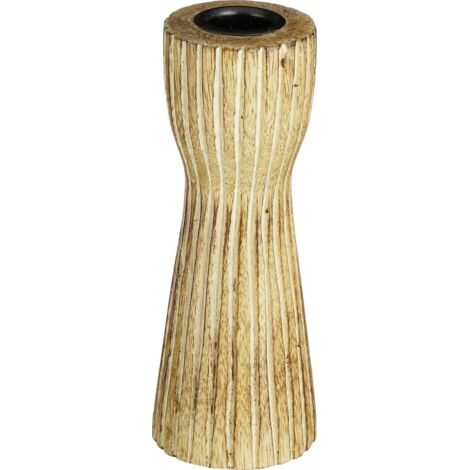 Mica Kerzenständer Indiana braun Mangoholz 15 cm Kerzenhalter