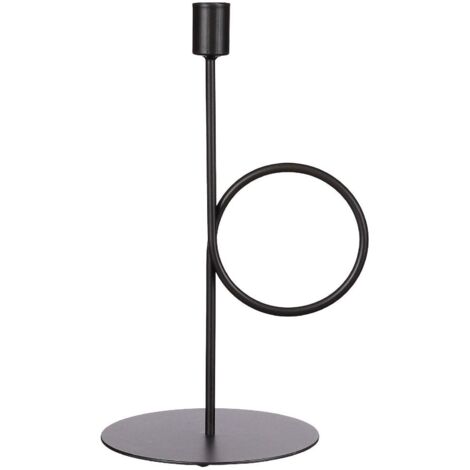 Mica Kerzenständer schwarz 28 cm Deko-Accessoires