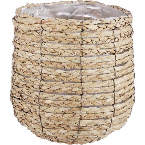 Mica Korb Avalon hellbraun Seegras 26 x 26 cm Blumentopf