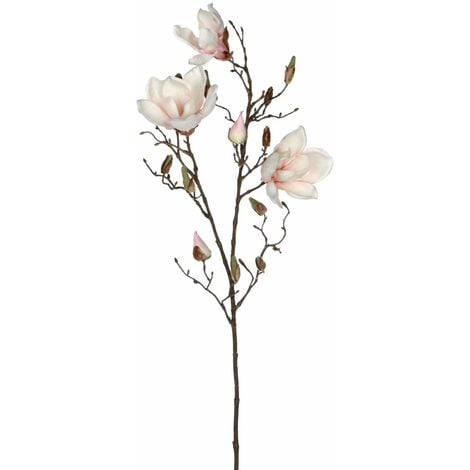 MICA DECORATIONS Mica künstliche Magnolia hellrosa, 88 cm Kunstpflanzen