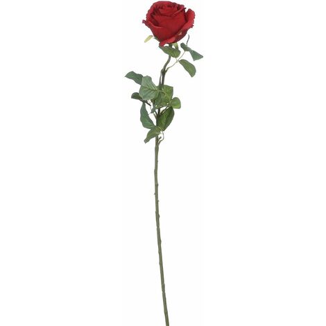 Mica künstliche Rose rot 69 cm Dekoblumen