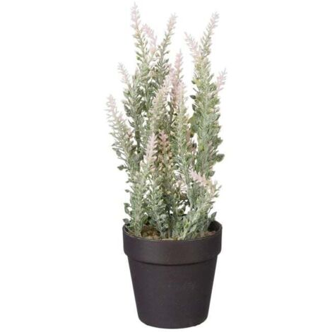 Mica künstlicher Lavendel im Topf rosa 24 x 10 cm Dekoblumen