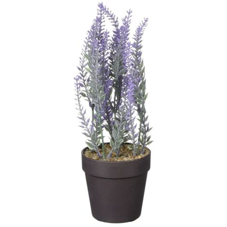 Mica künstlicher Lavendel im Topf violett 24 x 10 cm Dekoblumen