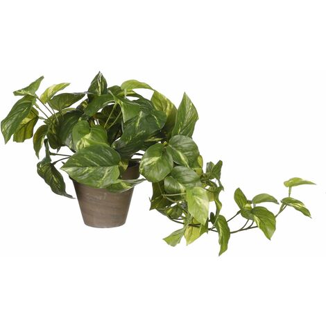 Mica künstlicher Pothos grün im Topf 44 x 17 cm Dekoblumen
