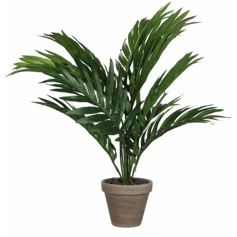 Mica Kunstpflanze Areca Palme grün im Topf 45 x 60 cm Kunstpflanzen