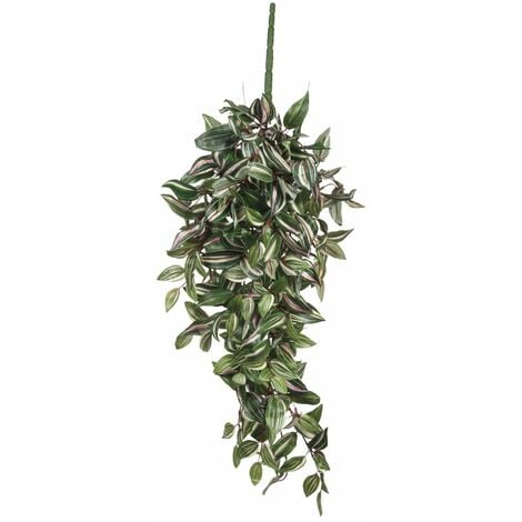 MICA DECORATIONS Mica Kunstpflanze Tradescantia hängend grün, 80 x 30 x 15 cm künstliche Pflanze