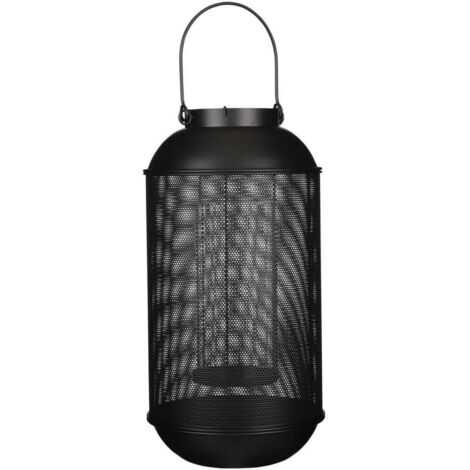 Mica Laterne Borneo schwarz, 41 x 20,5 cm Deko-Accessoires