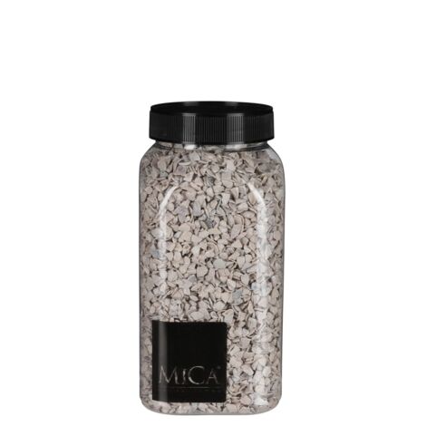 Mica Muschel weiß 650 ml 1 kg Dekosteine & Dekosand