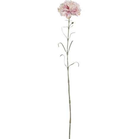 Mica Nelke rosa Polyester 66 cm Ast, Stängel & Zweig