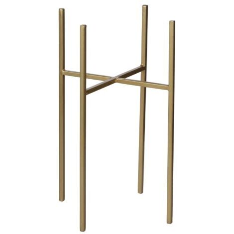 Mica Pflanzenständer Scott gold, 16 x 16 x 35 cm Deko-Accessoires