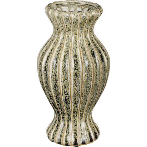 Mica Vase Pippa grün aus Keramik 25 cm Vase