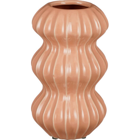 Mica Vase Pippa rosa aus Keramik 23 cm Vase