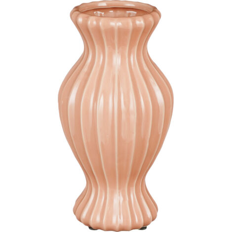 Mica Vase Pippa rosa aus Keramik 25 cm Vase