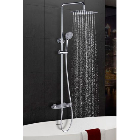 Mice - Grifo monomando de lavabo con caño alto - Griferia de baño alto color Cromo