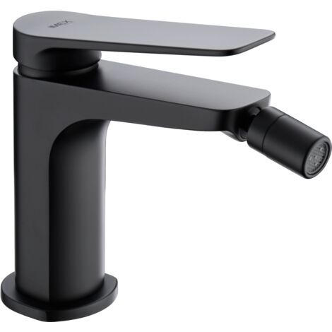 Mice - Robinet de bidet à levier unique en laiton - Robinet de toilette adapté à l'eau chaude/froide - Robinet hygiénique noir mat BDN047-2NG