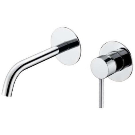 Mice - Rubinetto monocomando bidet - Miscelatore bagno WC - Rubinetteria bagno acqua calda/fredda - Colore Cromo - BDAR025-2